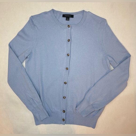Ann Taylor Sweaters - Ann Taylor Ann Cardigan Placid Blue Size S